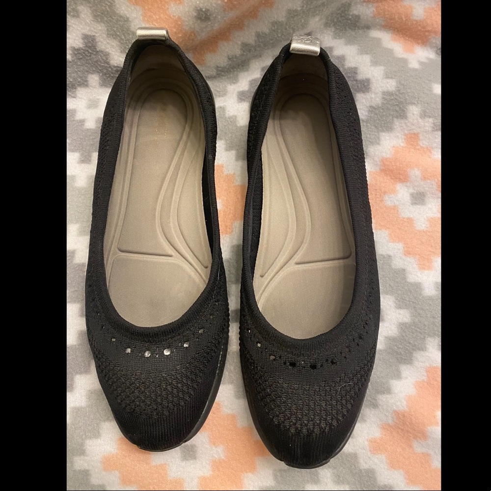 Cole Haan Women's 2.Zerogrand Stitchlite Ballet Flat Size 9.5 in Black